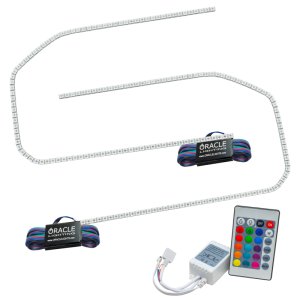 GMC Sierra Headlight DRL Upgrade Kit - ORACLE Lighting - ColorSHIFT with Simple Controller - ColorSHIFT - `16-`18